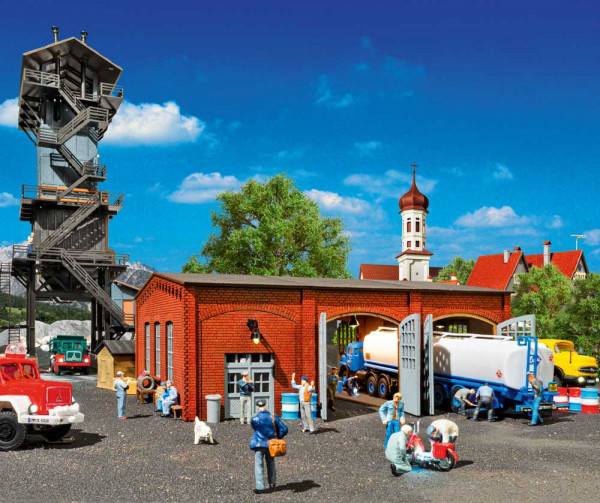 Vollmer 45642 - LKW-Werkstatt - Polyplate Bausatz