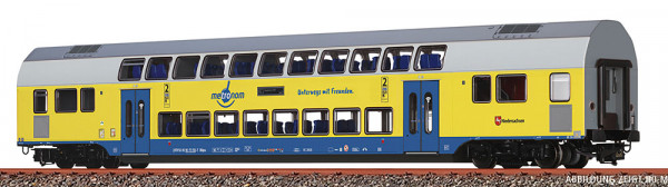 Brawa 64554 - DB AG Doppelstock-Mittelwagen 2. Kl. Metronom (RE 3 Hamburg Hbf) Ep.6