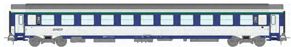 REE JM-039 - SNCF Corail Schlafwagen VU 2.Klasse B10c10x blau/weiss Ep.4-5, Spaghetti-Logo