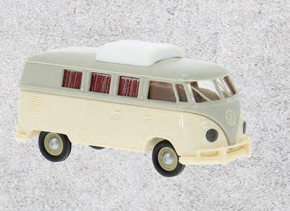 Brekina 31632 - VW T1b Camper grau/hellbeige Vorbildbaujahr 1960