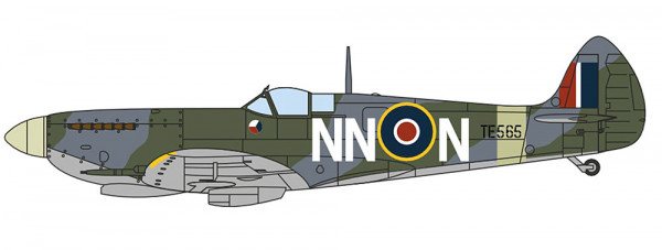 Herpa 81AC123 - Spitfire IXE - RAF No.310 (Czech) Sqn. Manston, 1945