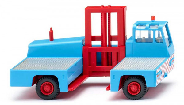 Wiking 066703 - Seitenstapler - hellblau/rot