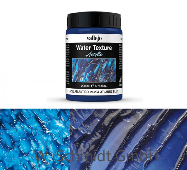 Vallejo 726204 - Effekte Atlantik Blau, 200 ml