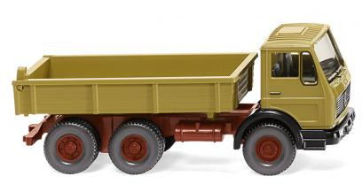 Wiking 042406 - MB NG Flachpritschenkipper - currygelb Bj.1973-80