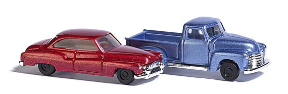 Busch 8349 - Chevy Pick-up und Buick