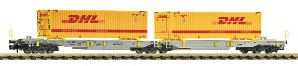 Fleischmann 6660069 - AAE Doppeltaschenwagen T2000 AAE+DHL E6