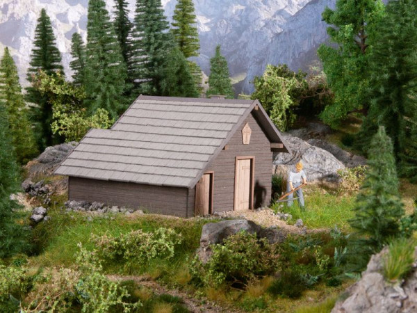Noch 67135 - Berghütte 12,7 cm x 12,1 cm, 8,9 cm hoch