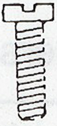 Weinert 2153 - Schraube M1,4x10mm DIN84,10Stk