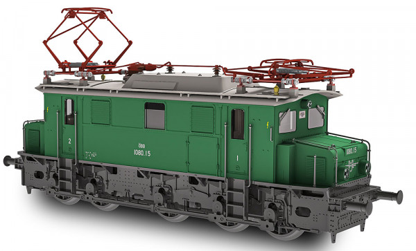 Jägerndorfer JC11302 - ÖBB Ellok Reihe Rh 1080 grün Ep.3, AC-digital + Sound
