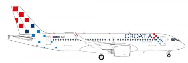 Herpa 573757 - A220-300 Croatia Airlines