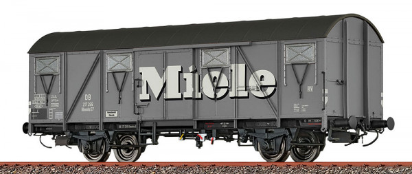 Brawa 51355 - DB gedeckter Güterwagen Glmmhs57 Ep.3, "Miele"