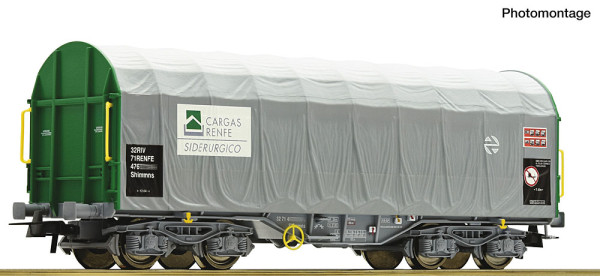 Roco 6600502 - RENFE Schiebeplanenwagen Renfe Cargas E6