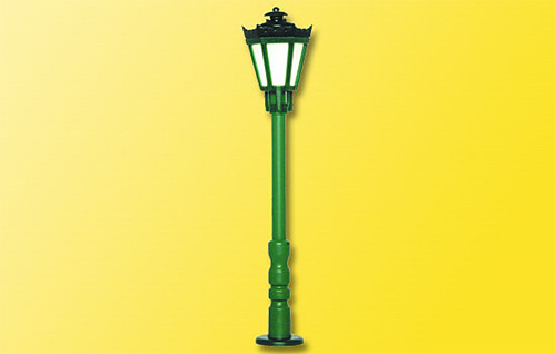 Viessmann 6072 - Parklaterne grün, LED warmweiß