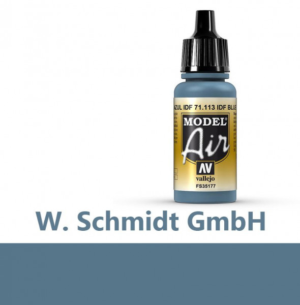 Vallejo 771113 - Model Air US Mittelblau, 17 ml