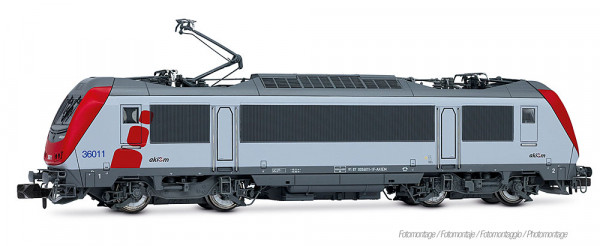 Arnold HN2682 - Akiem, Elektrolokomotive BB 36011, grau-rote Farbgebung