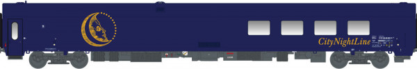 LSmodels 49066AC - CNL Speisewagen WRm blau, gelbe aufschrift "City Night Line" Ep.5, Wechselstrom