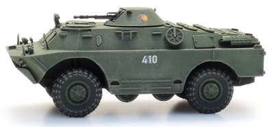 Char BMP-1 NVA Sur Wagon Ferroviaire - Artitec 6870289 - Modèle Réduit Vert Neuf