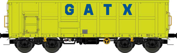 NME 545671 - DB AG Offener Güterwagen Eamnos 11,3m "GATX", neongrün Ep.6 - AC