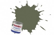 Humbrol 481086 - Enamel Farbdose 14ml Tarngrün, matt Nr.: AA0953