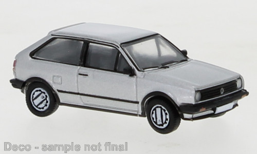 PCX870202 - VW Polo II Coupe, silber, 1985,