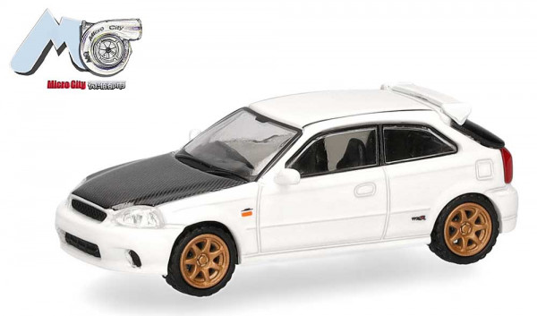 Herpa 87MC000156 - Honda Civic Type R (EK9), weiß (white)