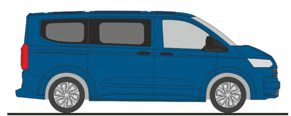 Rietze 11734 - Volkswagen T7 Caravelle mid blue metallic