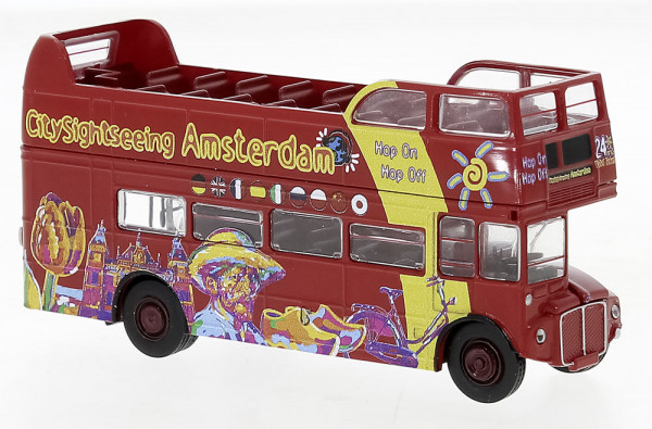 Brekina 61116 - AEC Routemaster offen 1965, Citysightseeing Amsterdam,