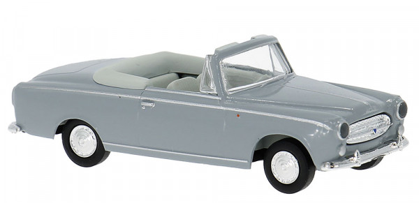 Brekina 29161 - Brekina Drummer Peugeot 403 Cabriolet grau 1956