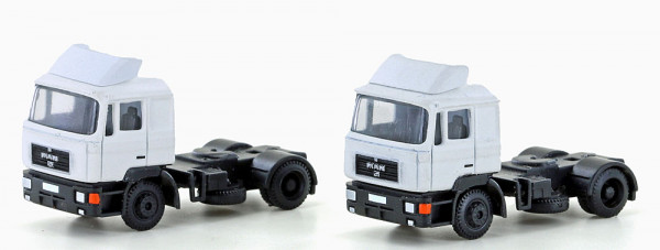 Minis - LC4064 - MAN F90, 3-achs Zugmaschine weiß, 2-er Set