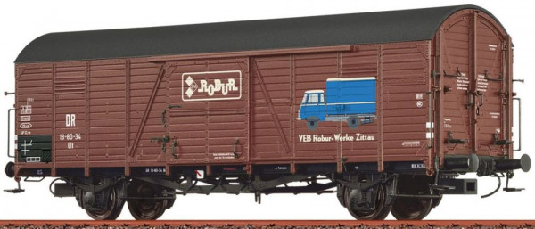 Brawa 50480 - DR gedeckter Güterwagen Glr23 Ep.3, "Robur"