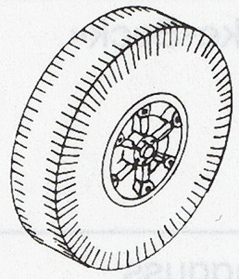 Weinert 4403 - Einfachreifen z.B.Henschel 2St