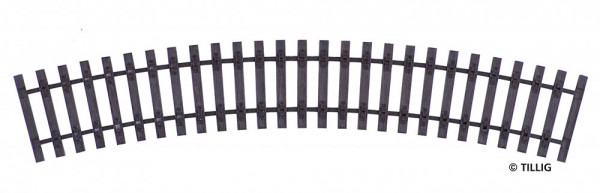 Tillig 85040 - Selbstbaumaterial: Gebogenes Schwellenband R11 =R366mm/30*