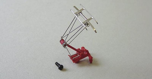 Piko 56156 - Stromabnehmer für Hobby-Loks mit Metall-Unterarm rot