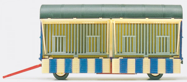 Preiser 21019 - Käfigwagen 6mtr. geöffnet "Circus Krone" Fertigmodell