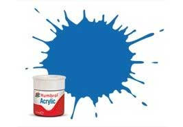 Humbrol 484052 - Farbdose 14ml Acryl Nr. 52 Baltisches Blau, metalic Nr.: AB0052