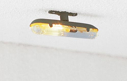 Brawa 5320 - Aufsatzleuchte kantig Höhe 75 mm Ersatzbirne 3293