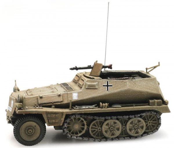 Artitec 6870274 - SdKfz 250/1 Afrika Fertigmodell aus Resin, lackiert