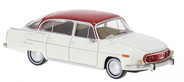 Brekina 27328 - Tatra 603-2, weiss/rot, 1963