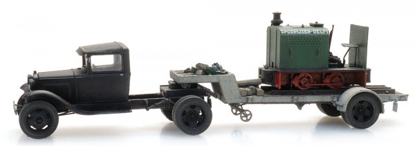 Artitec 387.556 - Ford AA Sattelauflieger Deutz Lokomotive