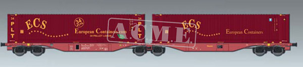 ACME 40542 - PRIV Typ Sggmrss - Wechselaufbauten ECS E5-6