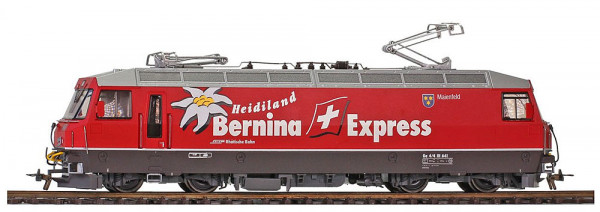 Bemo 1559111 - RhB Ge 4/4 III 641 „Heidiland Express“ AC-digital
