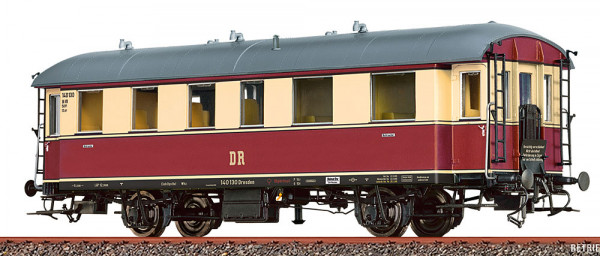 Brawa 45549 - DR einheits-Nebenbahnwagen Bi creme/rot Ep.3