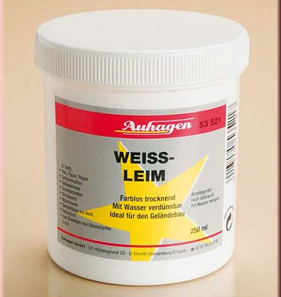 Auhagen 53521 - 1 Dose Weißleim farblos 250ml
