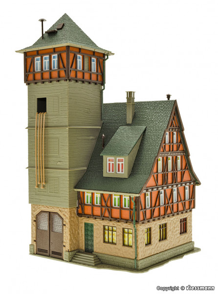 Vollmer 43752 - Spritzenhaus 120x120x220 mm Fachwerk