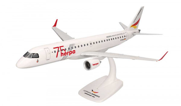 Herpa 614368 - German Airways Embraer E190 "Herpa 75 Years"