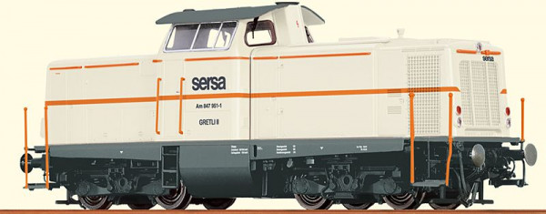 Brawa 42875 - SERSA Diesellok Am847 Ep.5, AC-digital + Sound