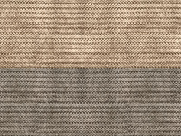 Noch 56971 - 3D-Kartonplatte “Biberschwanz” 25 x 12,5 cm