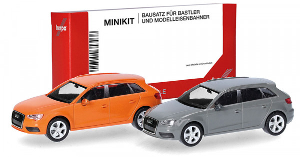 Herpa 014090 - MiKitAudi A3 (2012) 2 Stück