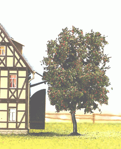 Noch 21650 - Vogelbeere mit Beeren 11,5 cm hoch