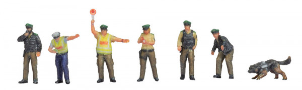 Noch 35010 - Polizisten, grüne Uniform
